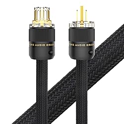 Audiocrast HiFi Power Cable, Hi-End Braided Sleeve