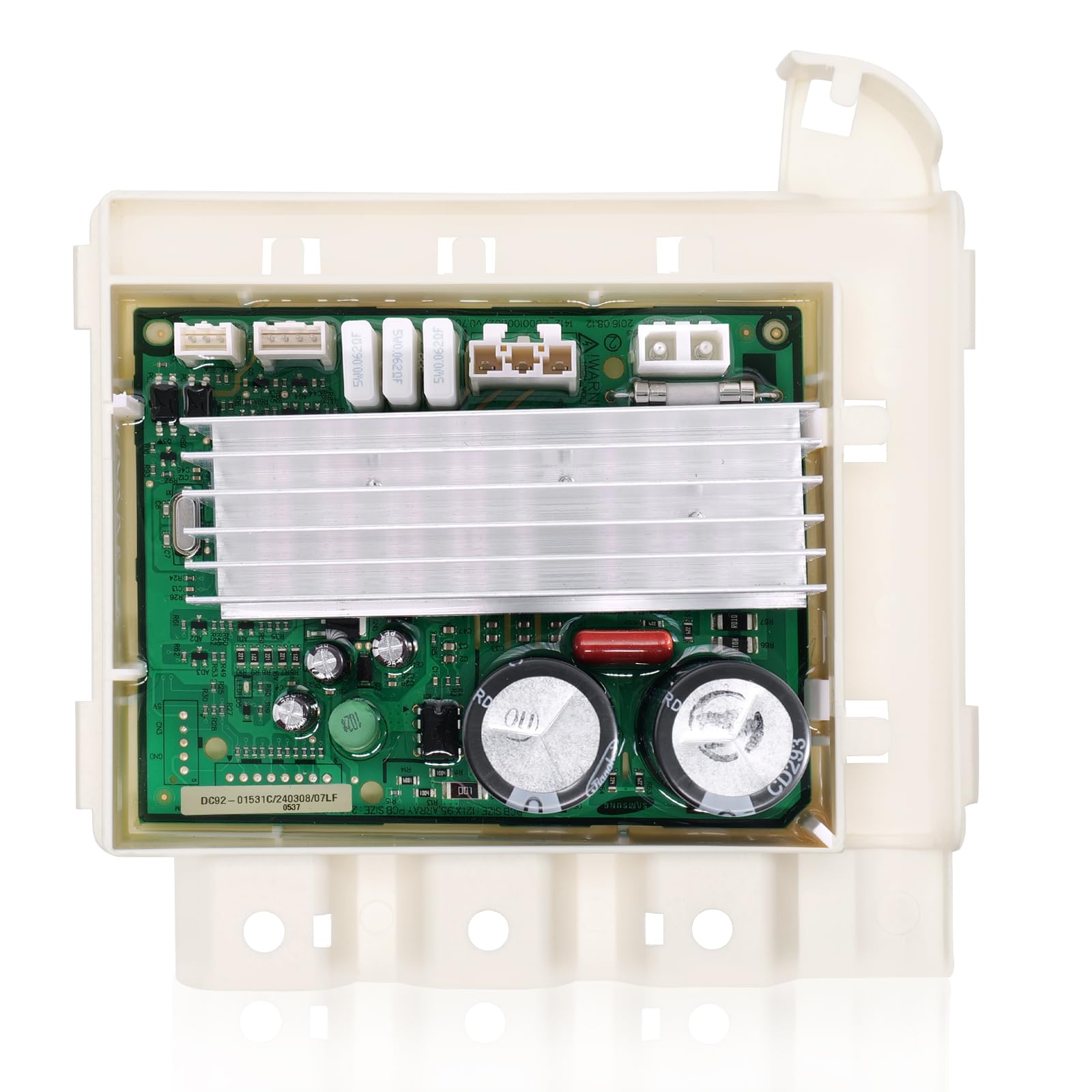 Photo 1 of DC92-01531C Motor Inverter Control Board PCB Compatible with SAMSUNG Washer WF45K6200AW/A2 WV55M9600AV/A5 WF56H9100AG/A2 WF56H9100AW/A2 WV55M9600AW/A5 Solve AE6 3C2 3E2 C3 Error Code