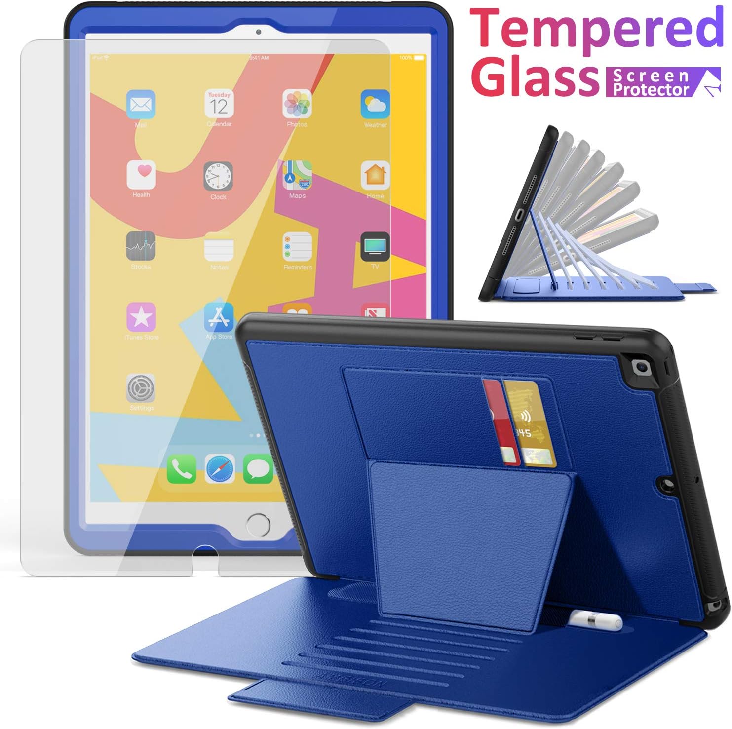 iPad 7th Generation Case, iPad 10.2 Case 2019,