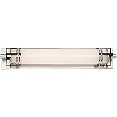 Minka Lavery 241-420-L Wall Light Fixtures Bath Vanity Lighting, Brushed Nickel, 1-Light LED 30 Watts