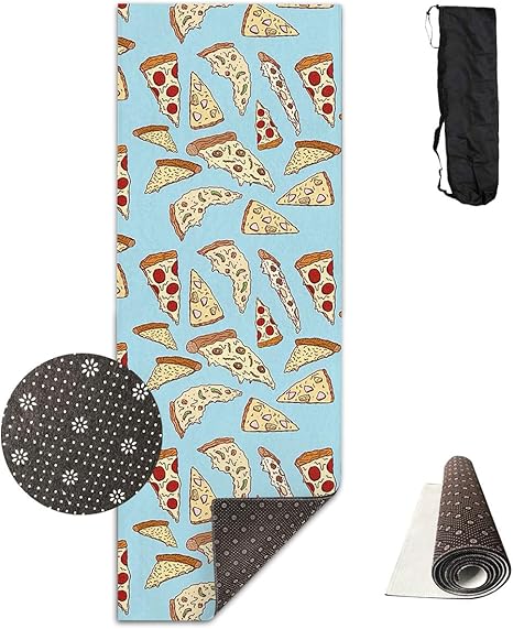 Amazon Co Jp ピザ ヨガマット初心者向けより長く広く男女共通家庭用筋トレヨガマット人気オシャレ 正規版 ホーム キッチン