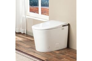 Woodbridge GT100 Smart Toilet,Auto Open/Close Lid, Foot Sensor,Auto Flush, Heated Seat & Fragrance System, ADA Height, Easy I