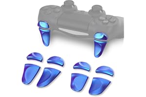 PlayVital 2 Pair Shoulder Buttons Extension Triggers for PS4 Controller, Game Improvement Adjusters, Bumper Trigger Extenders