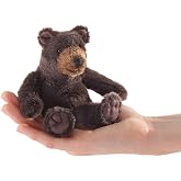 Folkmanis Mini Sitting Bear Finger Puppet