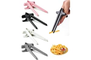 4 Pcs Finger Chopsticks & Snack Chopsticks for Gamers - No Mess Gaming Chopstick Accessories, Food Clip Holders for Game Cont