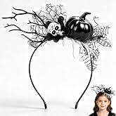 GOOWEAYY Halloween Skull Headband Branch Design Resin Hair Band for Women Dark Elegant Head Accessory Party Halloween Costume Decoration
