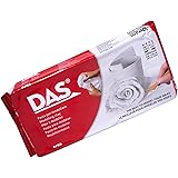 DAS Air-Hardening Modeling Clay - White Air Dry Clay 2.2lb Block - Pliable Air Clay for Sculpting and Coating - Easy to Use A