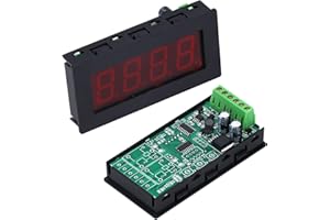 HYUDUO LED 7 Segment Display, MODBUS-RTU Display Module, 4 Digits Display with RS485 Serial Port for PLC Communication (5-36V)