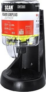 Scan SNR 38dB Ear Plug Dispenser | Wall Mount | 250 Pairs Hearing Protection view 1