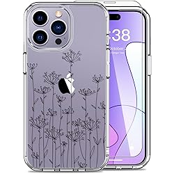 LUHOURI for iPhone 15 Pro Max Case with Screen