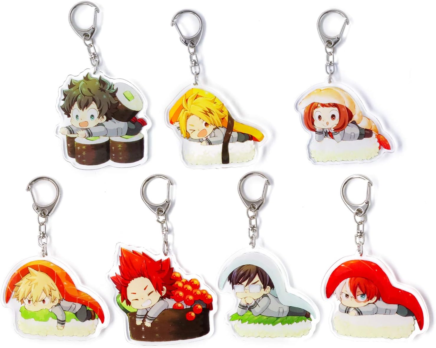 JSY my hero academia keychain Anime Boku No Hero Academia Key Ring My