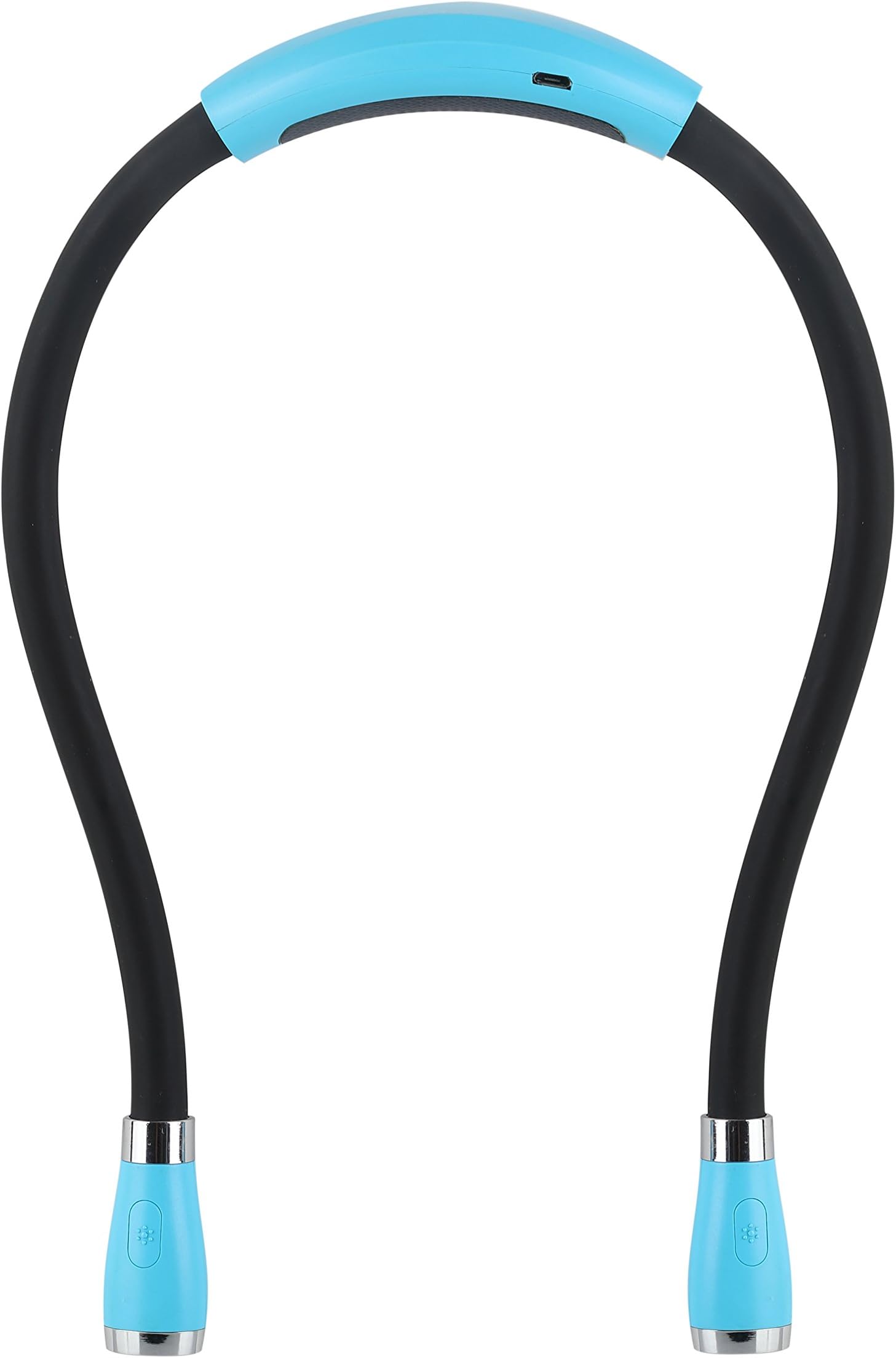 Neck Book Light LED Reading Lamp USB Rechargeable, Hands Free, 4 LED Bulbs, 4 Adjustable Brightness, for Reading in Bed or Reading in Car lamp (Blue)