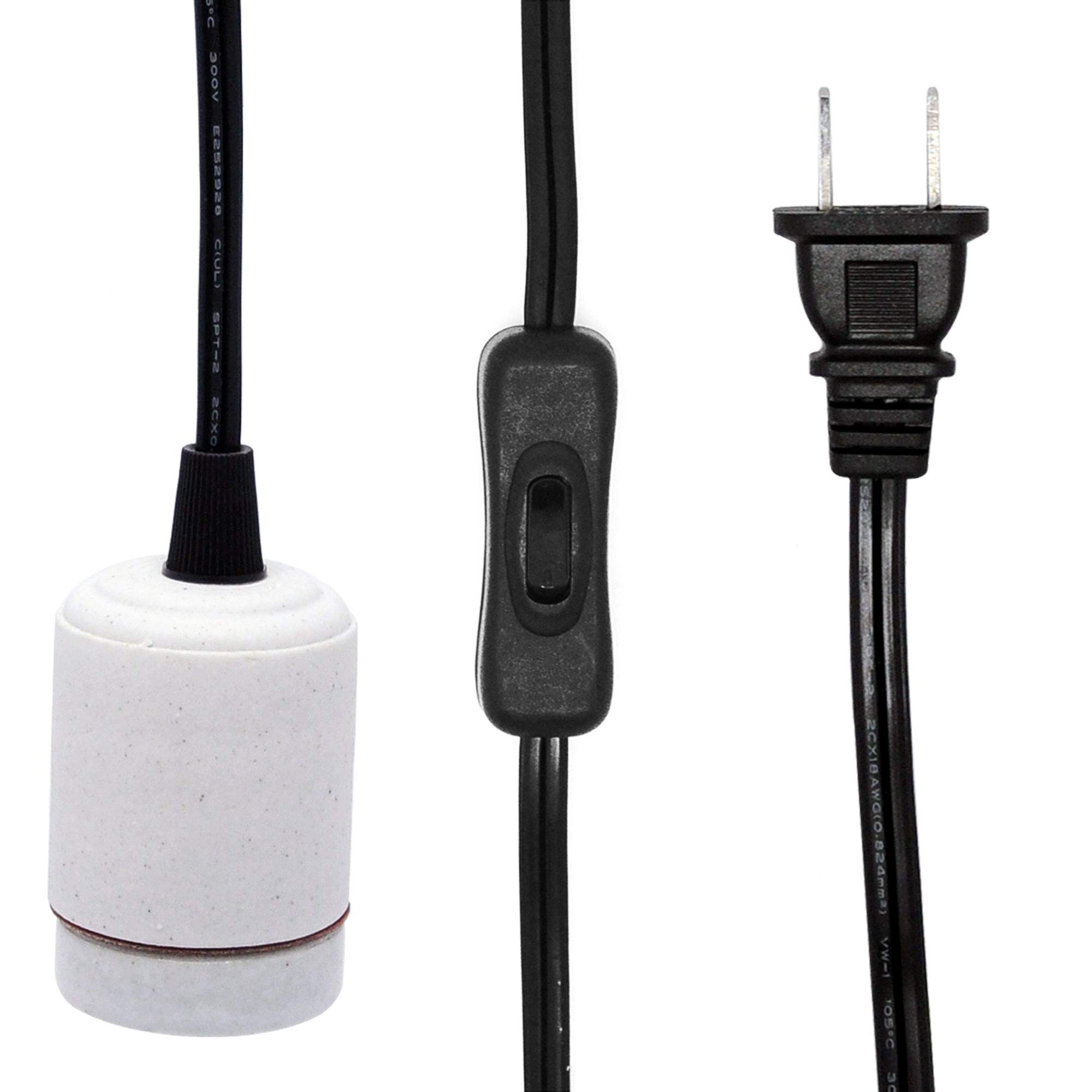 theBlueStone Compact Ceramic Reptile Heat Lamp Holder (Support up to