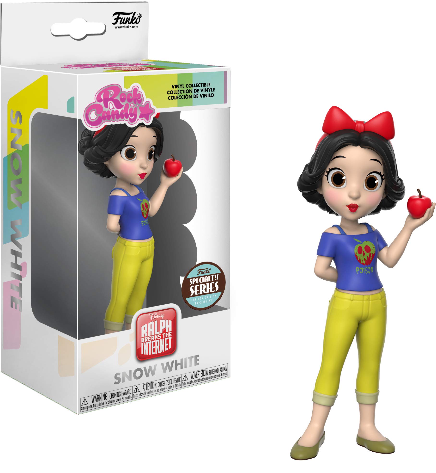 Funko - Disney Wreck It Ralph Figurine - Blanche Neige Rock Candy 16 cm - 0889698324533