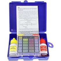 Kit Testeur D'Eau : PH Et Chlore - Pour Piscine, Puits, Spa, Aquarium | Portable & Précis