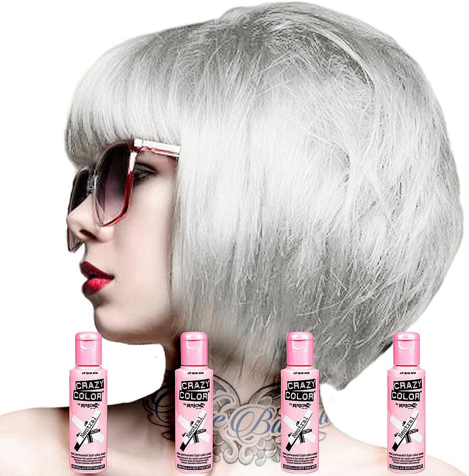 Crazy Color Neutral No.31 (100ml) Box of 4 - Semi Permanent Colour Hair Dye