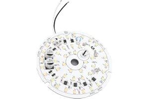 18W LED Retrofit Light Kit for Ceiling Flush Light, 3.93inch Dimmable Ceiling Fan Light Replacement Panel PCB, LED Ceiling Fa