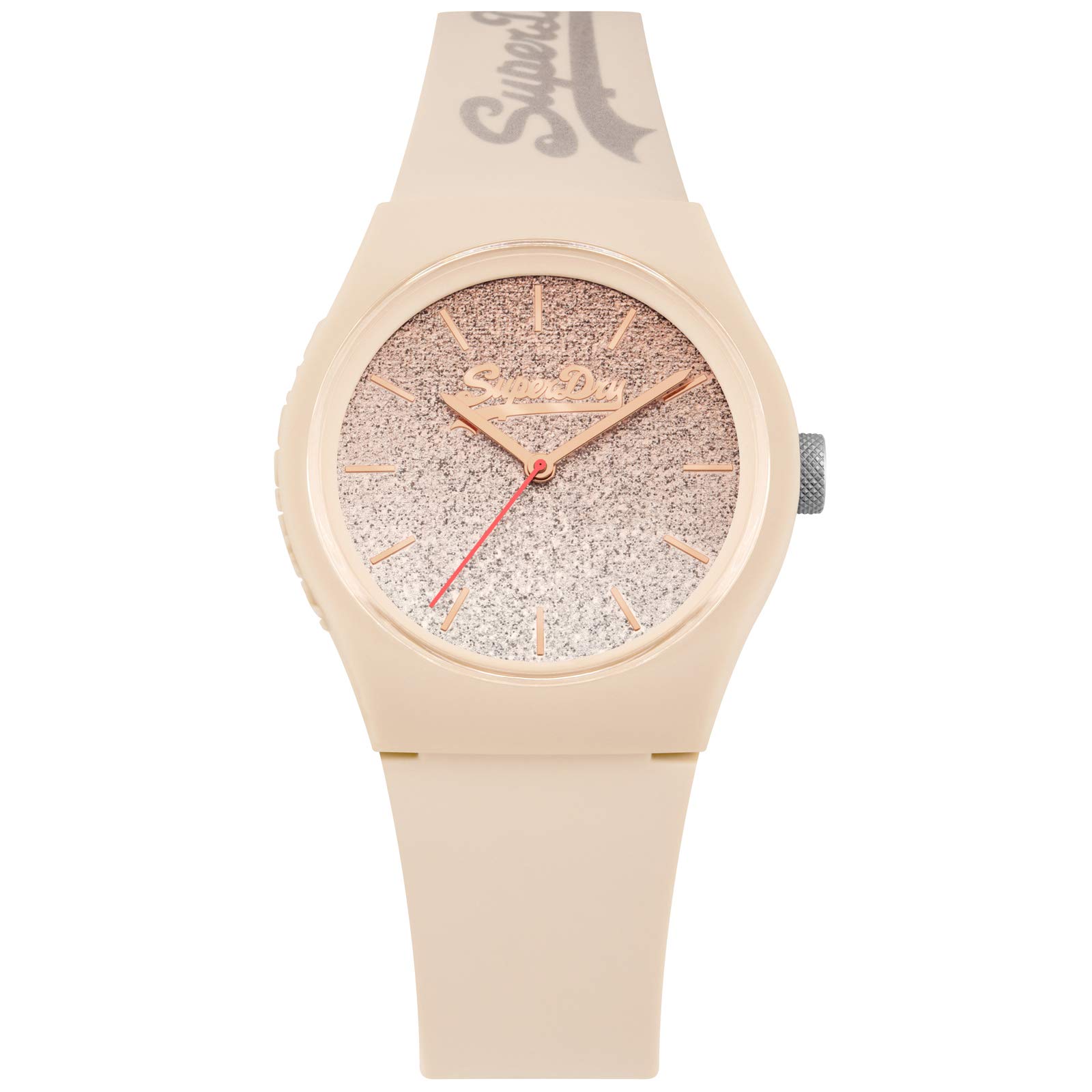 Superdry SYL179C Women's Analogue Quartz Watch with Silicone Strap, Bracelet