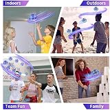 ASORT Flying Ball Hover Boomerang Mini Drone USB Rechargeable RGB Lights view 6