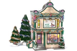 Department 56 Snow Village St. Nick's Toy Land Lit Building