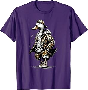 Commander Duck Camouflage Mallard for Duck Hunters Season T-Shirt