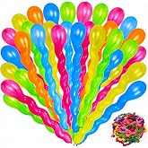 100Pcs 40 Inches Latex Spiral Balloons | Latex Twisted Long Balloon for Boys Girls Birthday Party Decoration, Circus Clown Pros, Halloween Christmas Decor