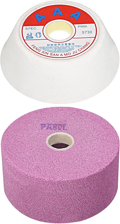 sourcing map 4 Inch Flaring Cup Grinding Wheel 80 Grit Aluminum Oxide Surface