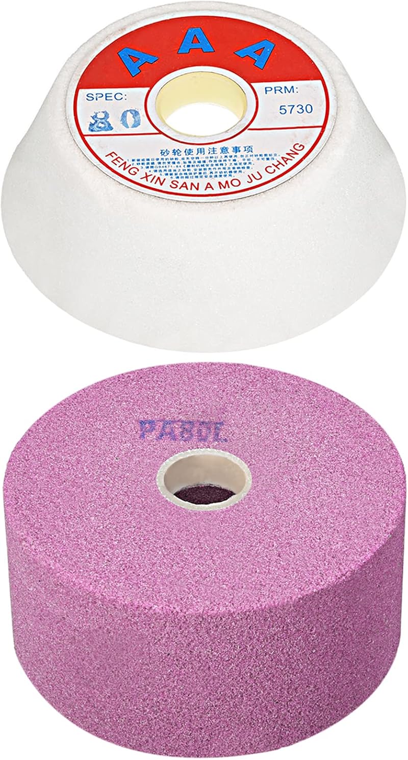 sourcing map 4 Inch Flaring Cup Grinding Wheel 80 Grit Aluminum Oxide Surface