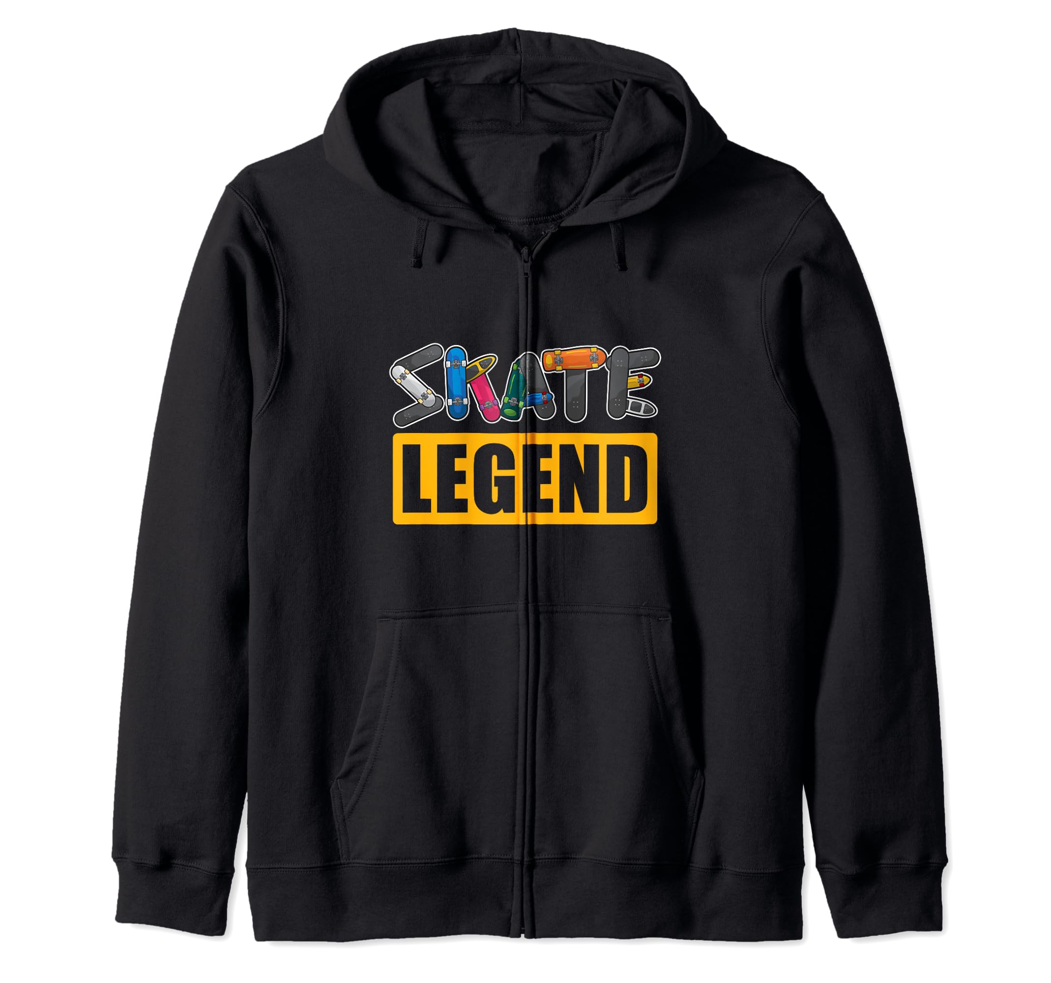 Skateboard Skateboarder - Skateboarding Skate Legend Skater Zip Hoodie