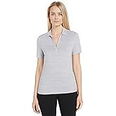 Callaway Womens Broken Stripe Ladies Golf Polo Shirt Moisture Wicking Fabric