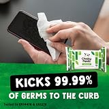 Cheeky Panda Antibacterial Wipes 90 Bamboo Cloths Kills 99.99% Bacteria PFAS view 4
