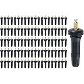 Boine 100pcs TPMS 17-20008 Rubber Snap-in Tire Pressure Sensor Valve Stem Compatible with Ford Chevrolet Dodge Chrysle Buick Ram Cadillac Pontiac Subaru Lincoln
