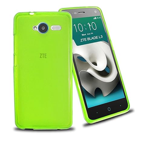 TBOC® Grün Gel TPU Hülle für ZTE Blade L3 Ultradünn Flexibel Silikonhülle