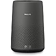 PHILIPS Air Purifier 800 Series, Purifies Rooms up to 698 sq ft (in 1h), 93 CMF Clean Air Rate (CADR), HEPA & Active Carbon Filter, 99.99% allergen removal, Connected Air+ App, AC0850/41, Dark Gray