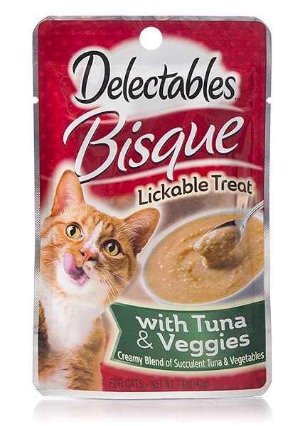 HARTZ DELECTABLES BISQUE TUNA & VEGGIE LICKABLE CAT...