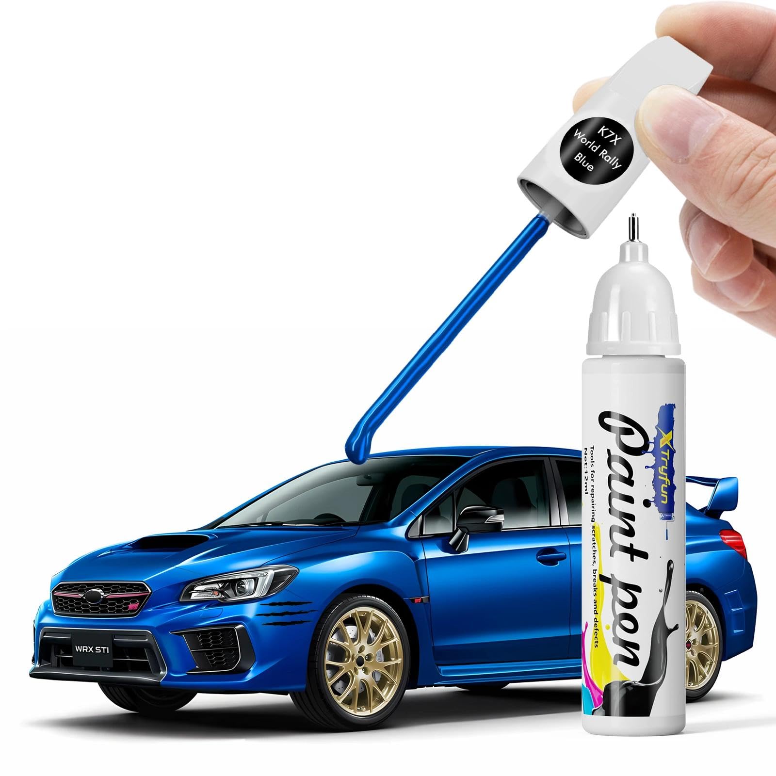 XTryfun K7X World Rally Blue Touch Up Paint