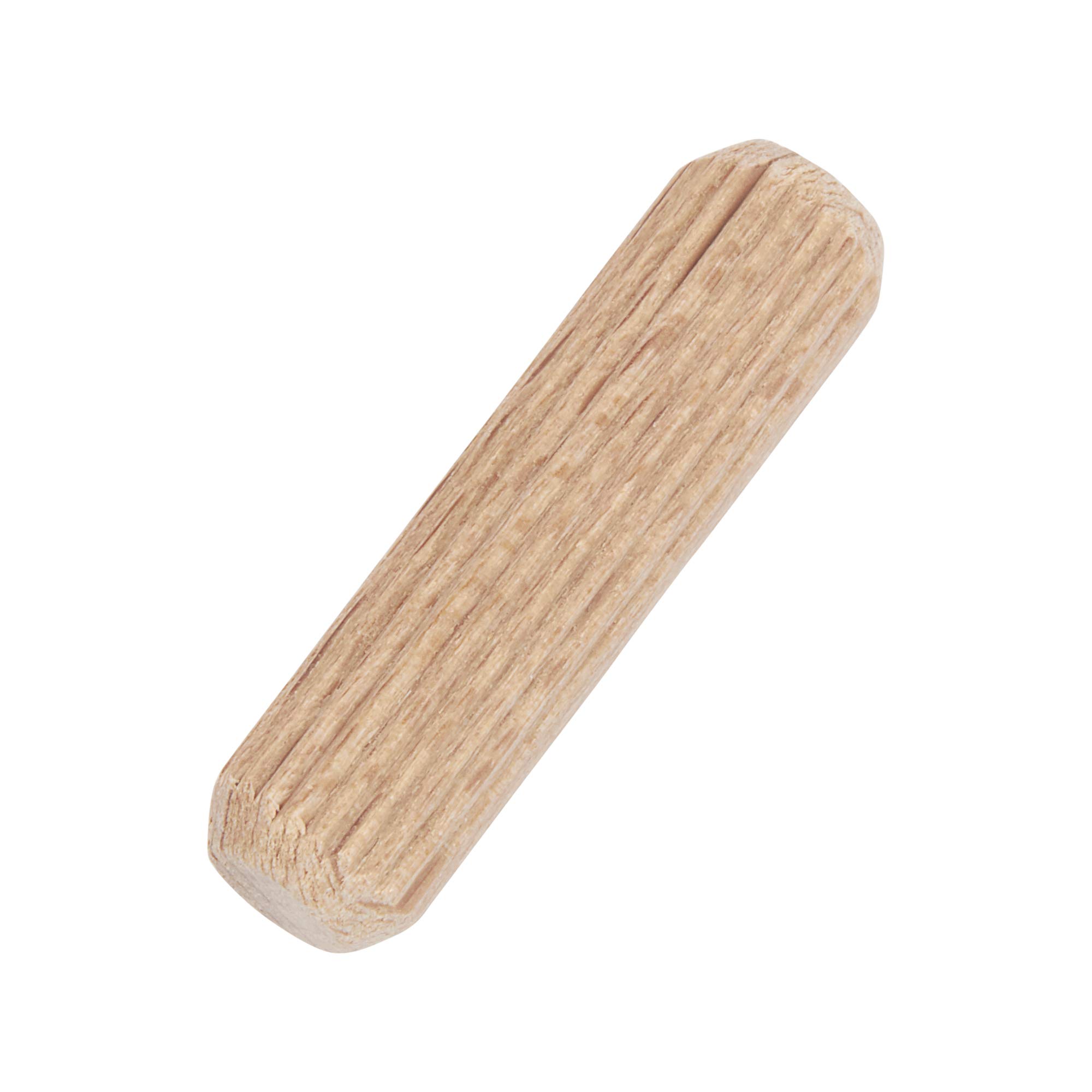 Trend Beech Wood Dowels, Pack of 50, 8mm Diameter x 30mm Length, Grooved for Efficient Gluing of MDF & Chipboard Joinery, DWL/2/50