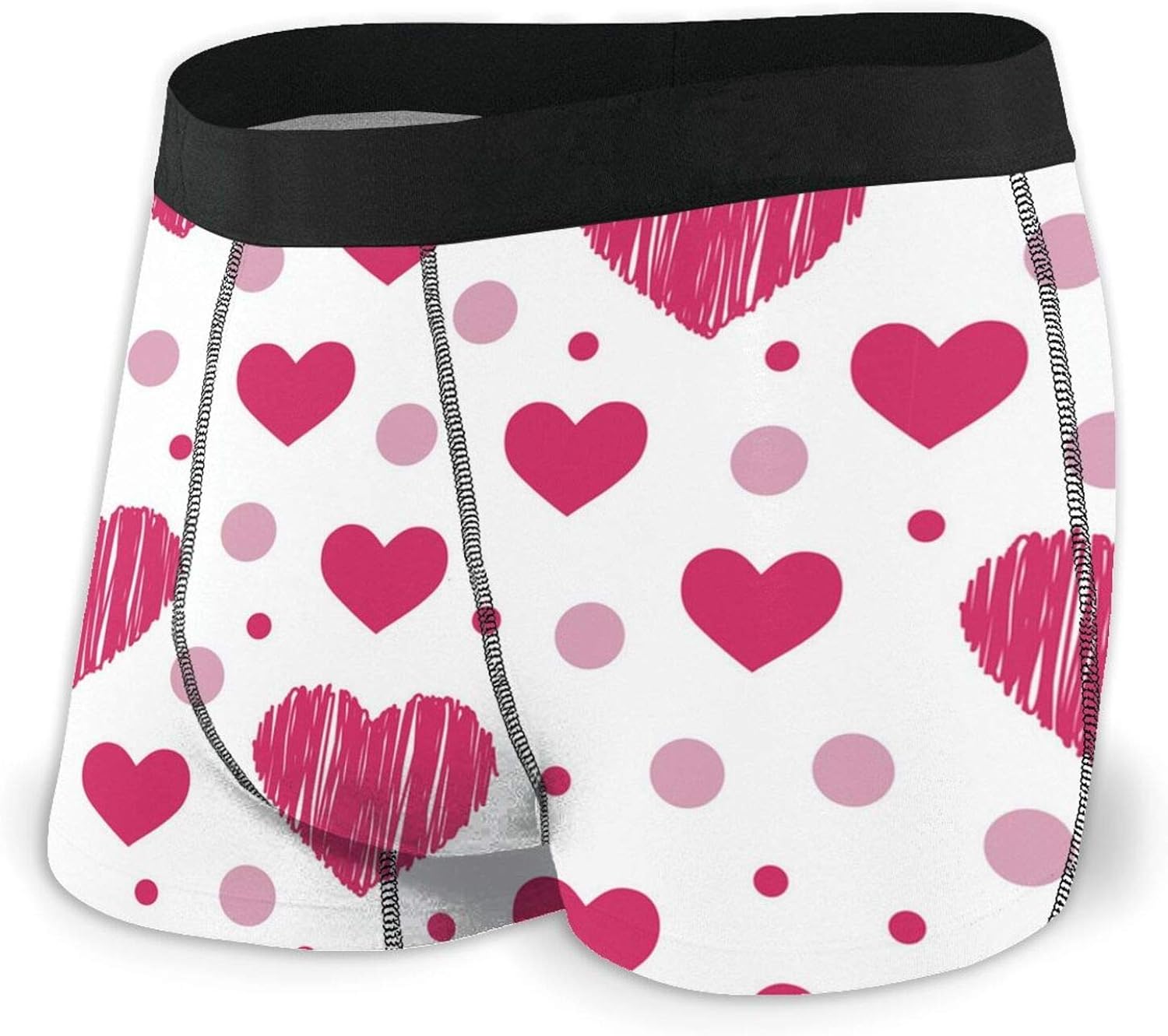 Qizxim stripes print lovers panties couple panties men boxers women Valentines Day Love Men's Fashion Boxer Briefs High Waist Underwear