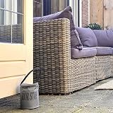 Esschert LH119 Doorstop with Handle, Gray - Sturdy Metal Design view 3
