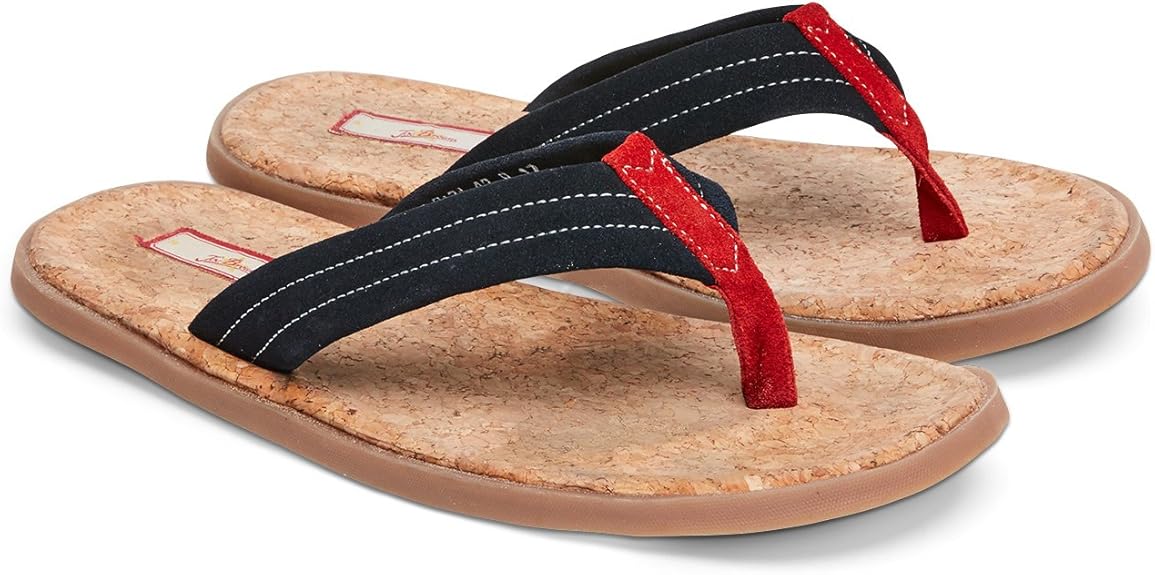 sole cork flip flops mens