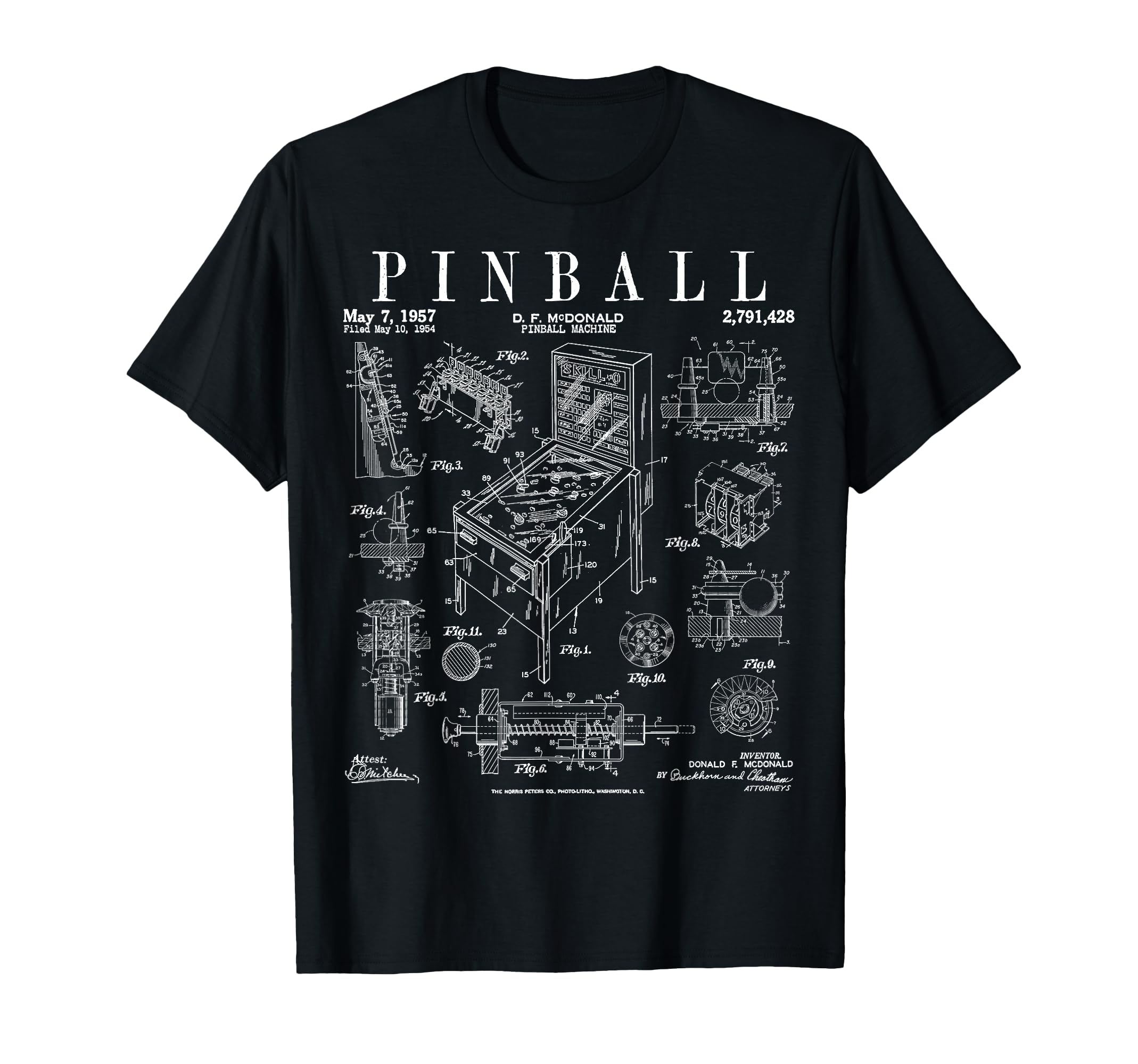 Pinball Arcade Gaming Machine Vintage Gamer Patent