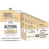 Flavia Alterra French Vanilla Coffee Freshpacks works only with Flavia Brewers, Light Roast (Case of 40)