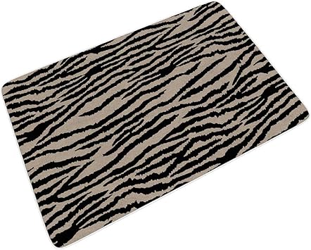 djfrnuki Muster Zebramuster Tierhaut Großformat Fußmatten für