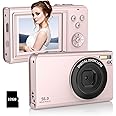 Twylyte Digital Camera,56MP FHD 1080P with 16X Digital Zoom & Anti-Shake, 2.8" Screen Compact Point and Shoot Camera for Kids Teens Beginners, Includes 32GB SD Card, Portable for Travel Photography