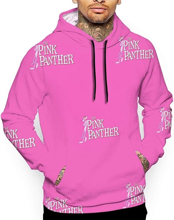 Amazon フード付きパーカー ピンクパンサーが パーカー メンズ 秋服 柔らかく快適 フード付きセーター スウエット ヒップホップ ストリート レディース Hiphop スウェット プルオーバー 冬 トレーナー パーカー 通販