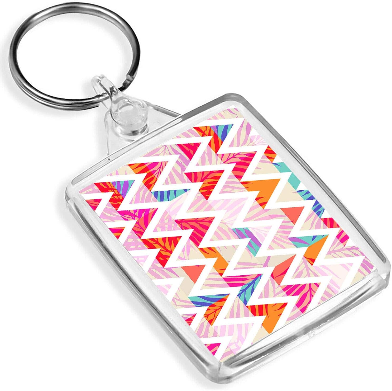 Abstract Tropical Keyring Summer Girls Student Cool Keyring