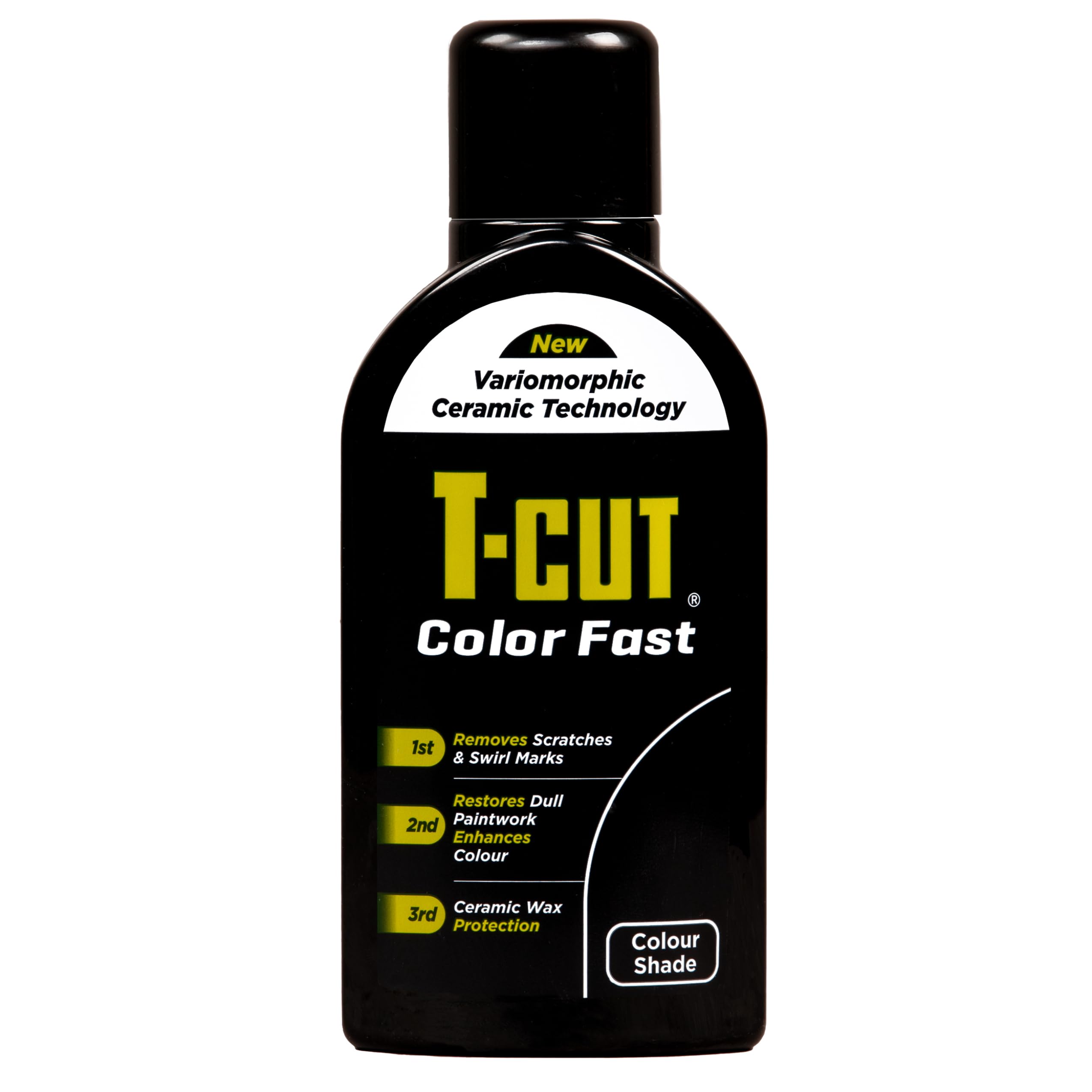 T-Cut Colour Fast 3-in-1 Paintwork Renovator, Black, 500ml
