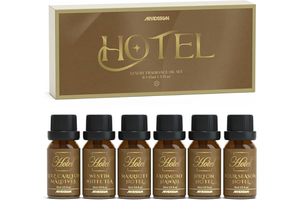 Hotel Diffuser Oil Set, Luxury Hotel Scent Essential Oils for Diffuser, Premium Fragrance Oil Inspired by Ritz Carton, Marrio