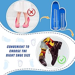 Weewooday 2 Pcs Shoes Measuring Sizer Foot