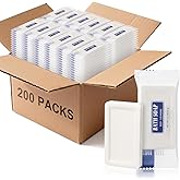 Travel Size Bars Soap in Bulk, Individually Wrapped 0.5 oz Mini Small Body Hand and Face Soaps Toiletries Amenities for Hotel, Shelter/Homeless/Nursing Home/Charity/Motel/Guest Bathroom (200)